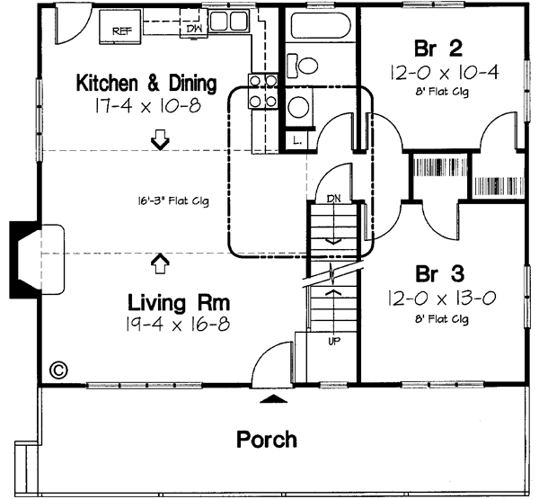 Main Floor Plan: 46-614