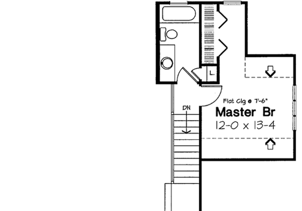 Upper/Second Floor Plan: 46-614