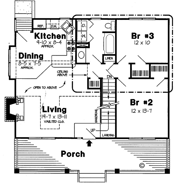 Main Floor Plan: 46-615