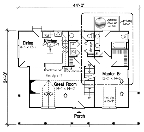 Main Floor Plan: 46-616
