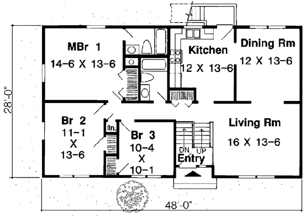 Main Floor Plan: 46-619