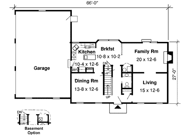 Main Floor Plan: 46-621