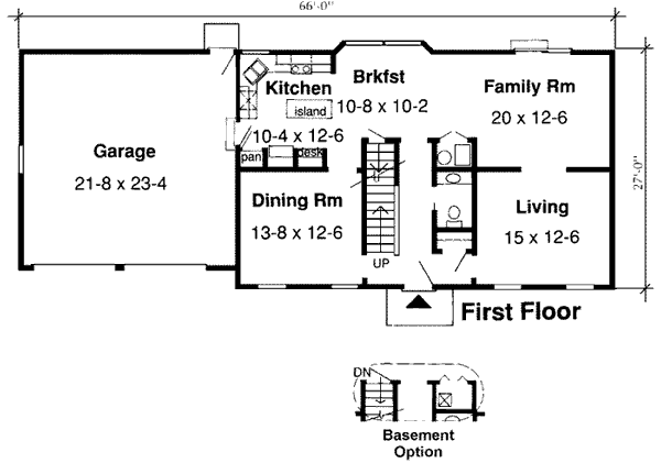 Main Floor Plan: 46-622