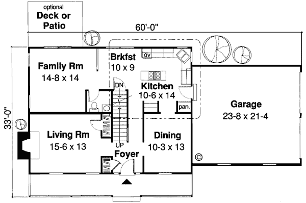 Main Floor Plan: 46-623