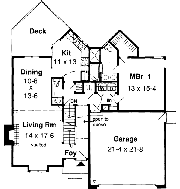 Main Floor Plan: 46-624