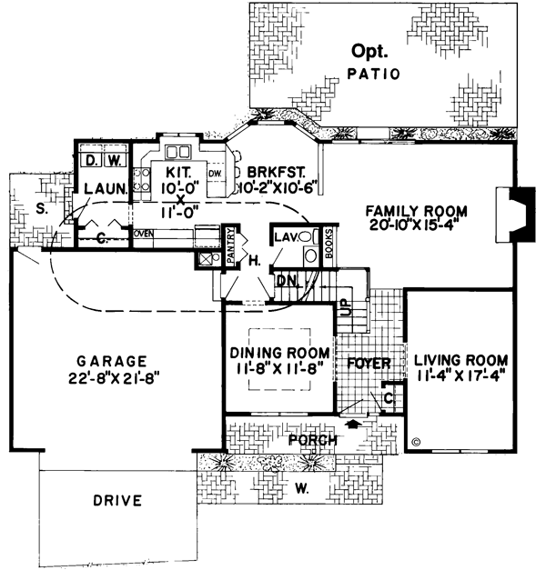 Main Floor Plan: 46-626