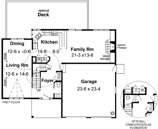 Main Floor Plan: 46-628