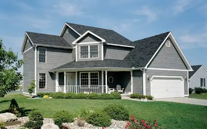 Traditional house plans 46-629 - front exterior, 1,763 sq ft, 3 bed, 2 bath house plans | Monster House Plans