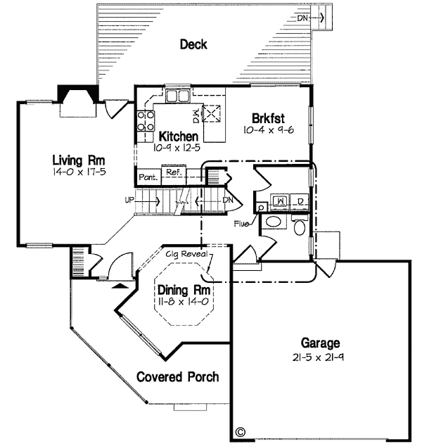 Main Floor Plan: 46-629