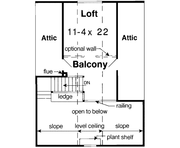 Upper/Second Floor Plan: 46-639