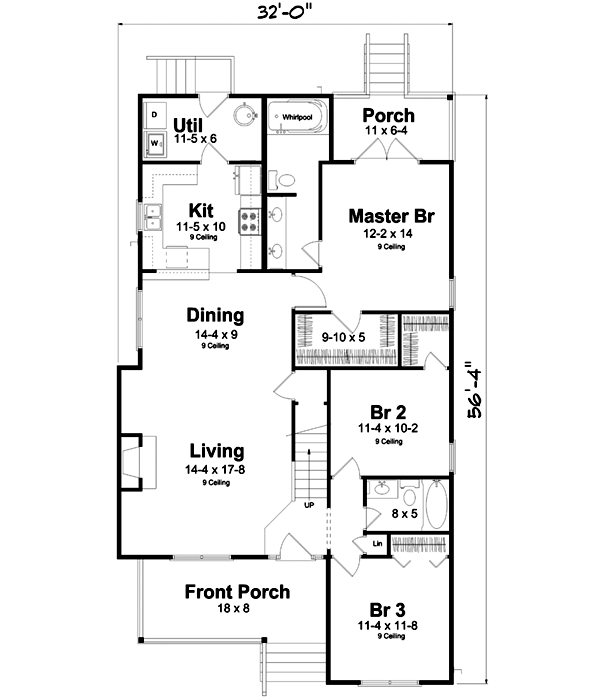 Main Floor Plan: 46-741