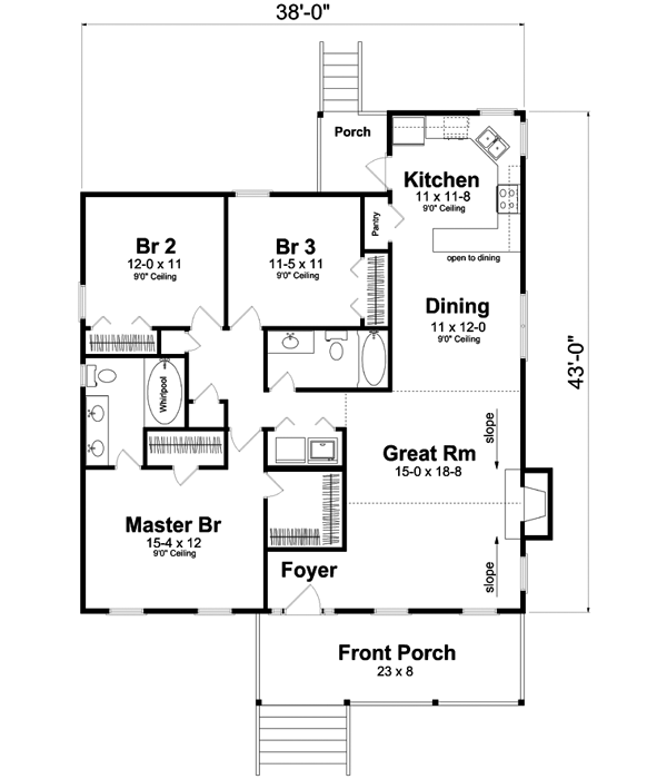 Main Floor Plan: 46-742