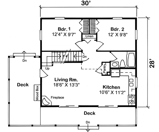 Main Floor Plan: 46-751