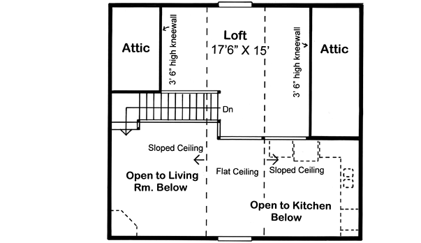 Upper/Second Floor Plan: 46-751
