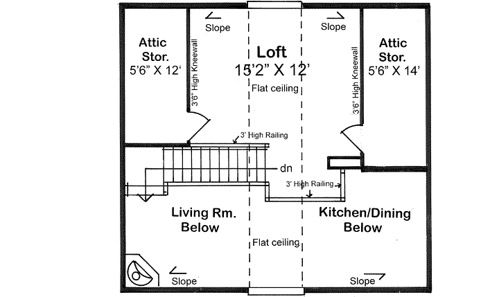 Upper/Second Floor Plan: 46-754