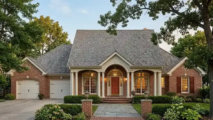 Southern house plans 47-105 - front exterior, 2,443 sq ft, 4 bed, 3 bath house plans | Monster House Plans