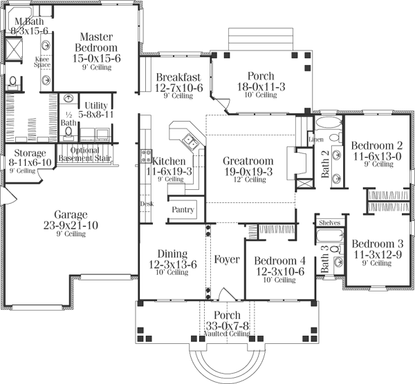 Main Floor Plan: 47-105