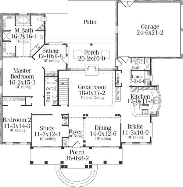 Main Floor Plan: 47-106