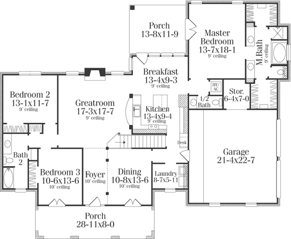 Main Floor Plan: 47-108