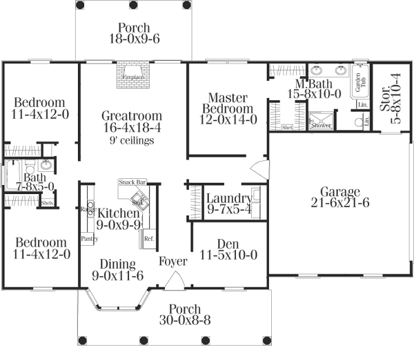 Main Floor Plan: 47-112