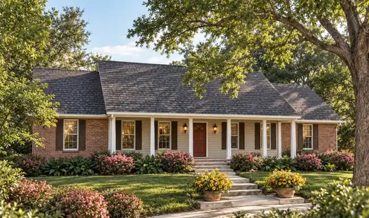 Country house plans 47-116 - front exterior, 2,061 sq ft, 3 bed, 3 bath house plans | Monster House Plans