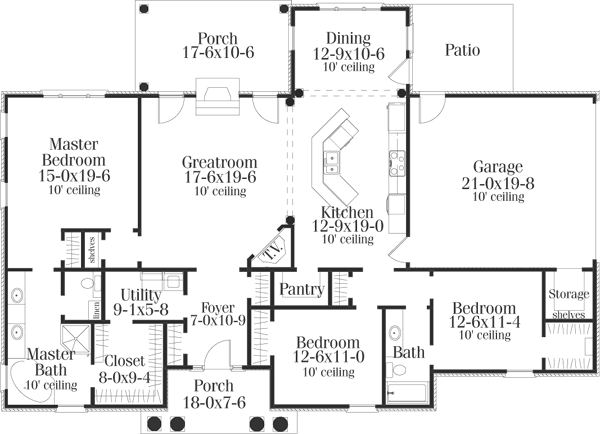 Main Floor Plan: 47-117