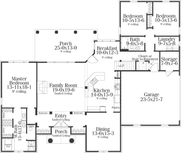 Main Floor Plan: 47-121