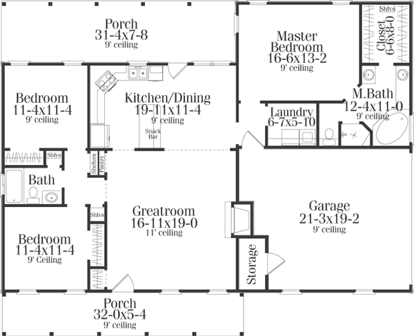 Main Floor Plan: 47-122