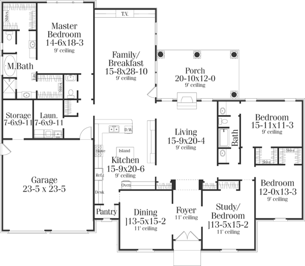 Main Floor Plan: 47-125
