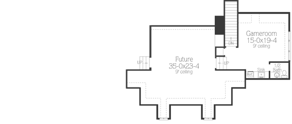 Upper/Second Floor Plan: 47-127