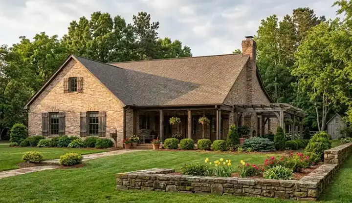 Country house plans 47-130 - front exterior, 2,062 sq ft, 3 bed, 2 bath house plans | Monster House Plans