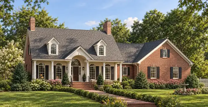 Southern house plans 47-131 - front exterior, 2,286 sq ft, 3 bed, 2 bath house plans | Monster House Plans