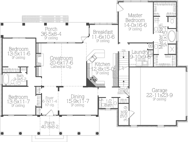 Main Floor Plan: 47-131