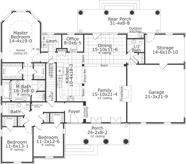 Main Floor Plan: 47-133