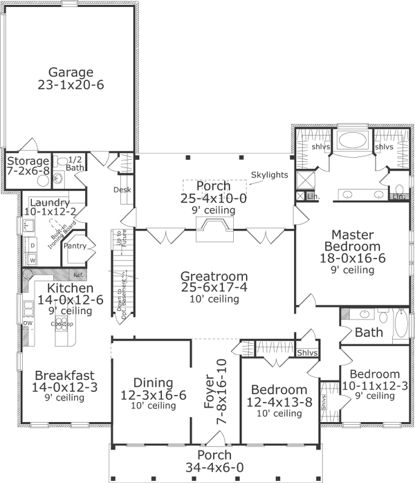 Main Floor Plan: 47-134