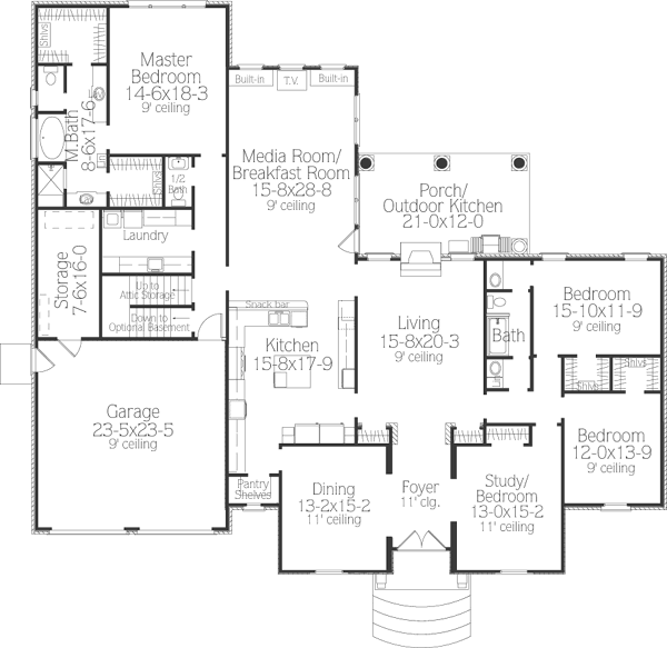 Main Floor Plan: 47-136