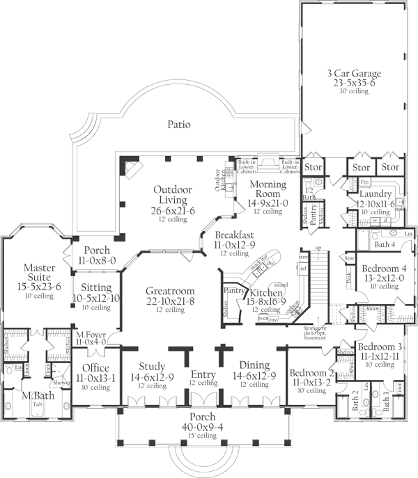 Main Floor Plan: 47-141
