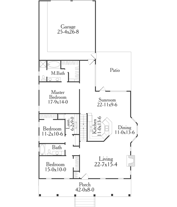 Main Floor Plan: 47-154