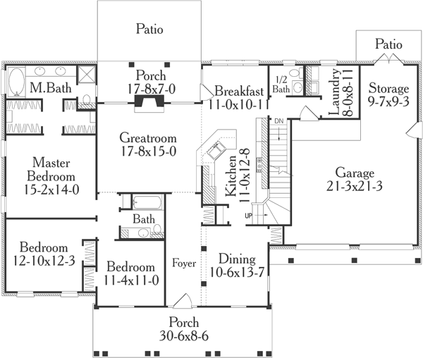 Main Floor Plan: 47-155