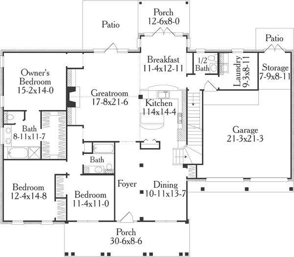 Main Floor Plan: 47-156