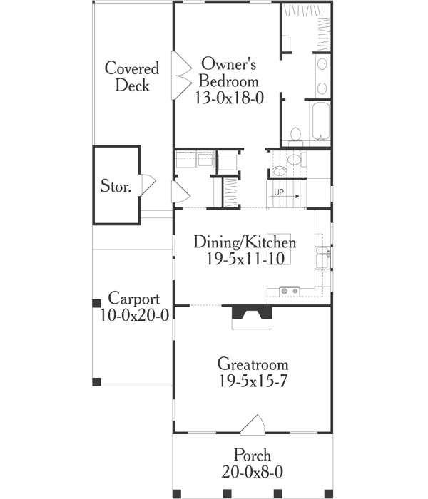 Main Floor Plan: 47-158