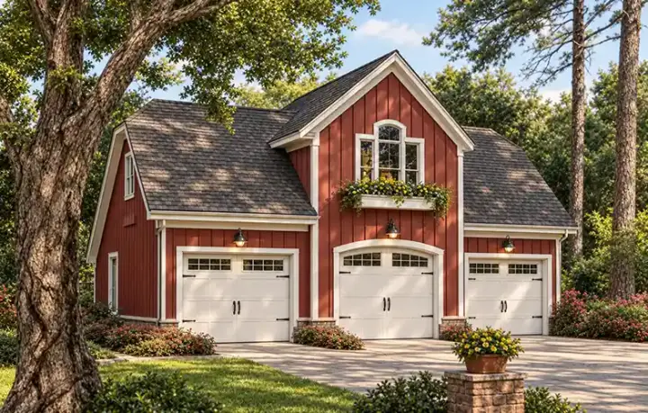 Country house plans 47-159 - front exterior, 659 sq ft, 1 bed, 1 bath house plans | Monster House Plans