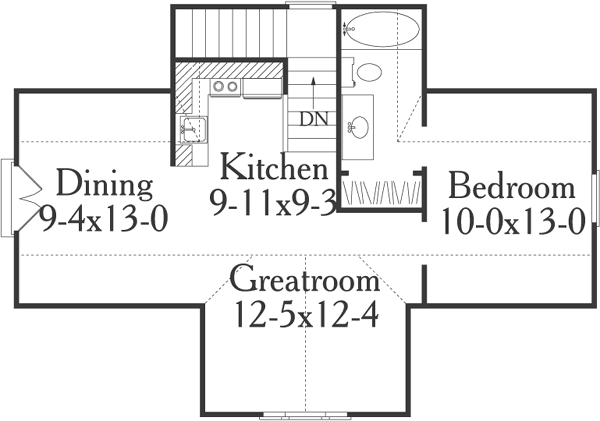 Upper/Second Floor Plan: 47-159