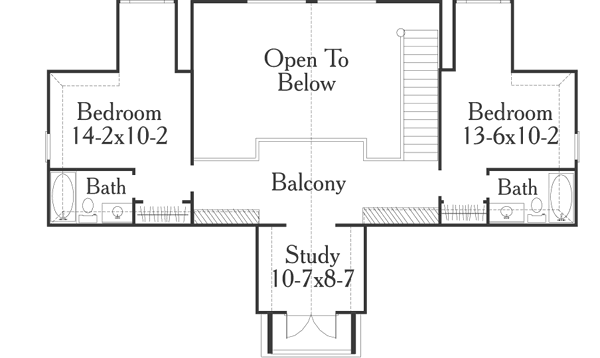 Upper/Second Floor Plan: 47-160