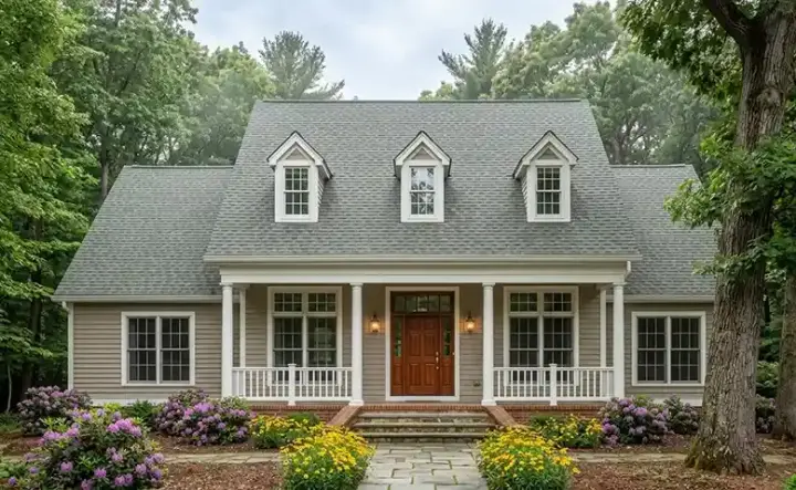 Southern house plans 47-166 - front exterior, 2,465 sq ft, 4 bed, 2 bath house plans | Monster House Plans