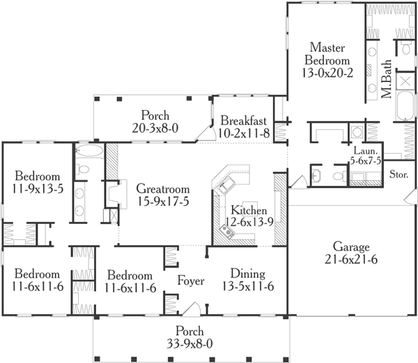 Main Floor Plan: 47-168