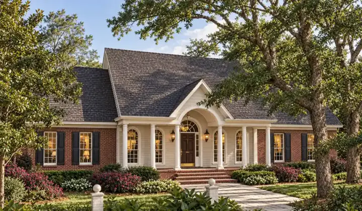 Southern house plans 47-171 - front exterior, 1,867 sq ft, 3 bed, 2 bath house plans | Monster House Plans