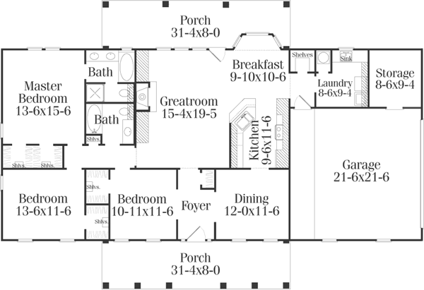 Main Floor Plan: 47-172