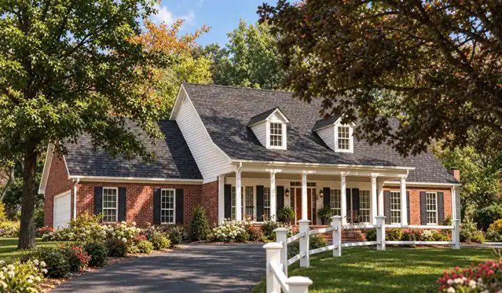 European house plans 47-173 - front exterior, 1,894 sq ft, 3 bed, 2 bath house plans | Monster House Plans