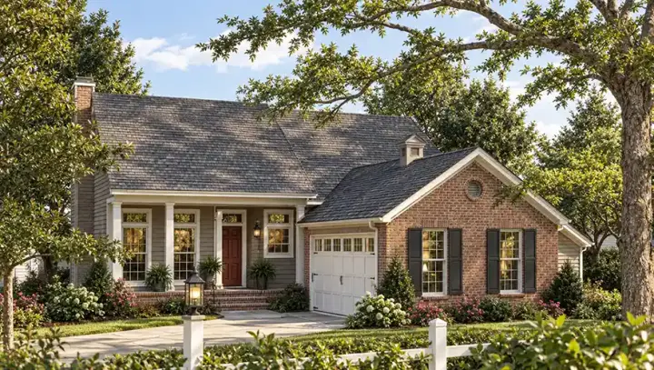 Traditional house plans 47-175 - front exterior, 1,983 sq ft, 3 bed, 3 bath house plans | Monster House Plans